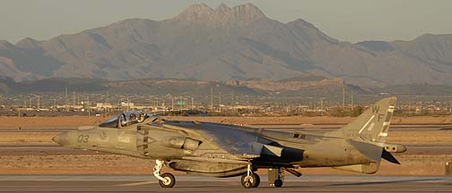 McDonnell-Douglas AV-8B+ (R)-27-MC Harrier 165575 of VMA-513 Flying Nightmares, January 15, 2011